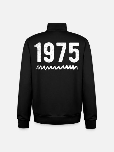 1975 Anniversary 1975 Retro 1975 - Unisex Organic Zip Sweatshirt by Stanley/Stella - black
