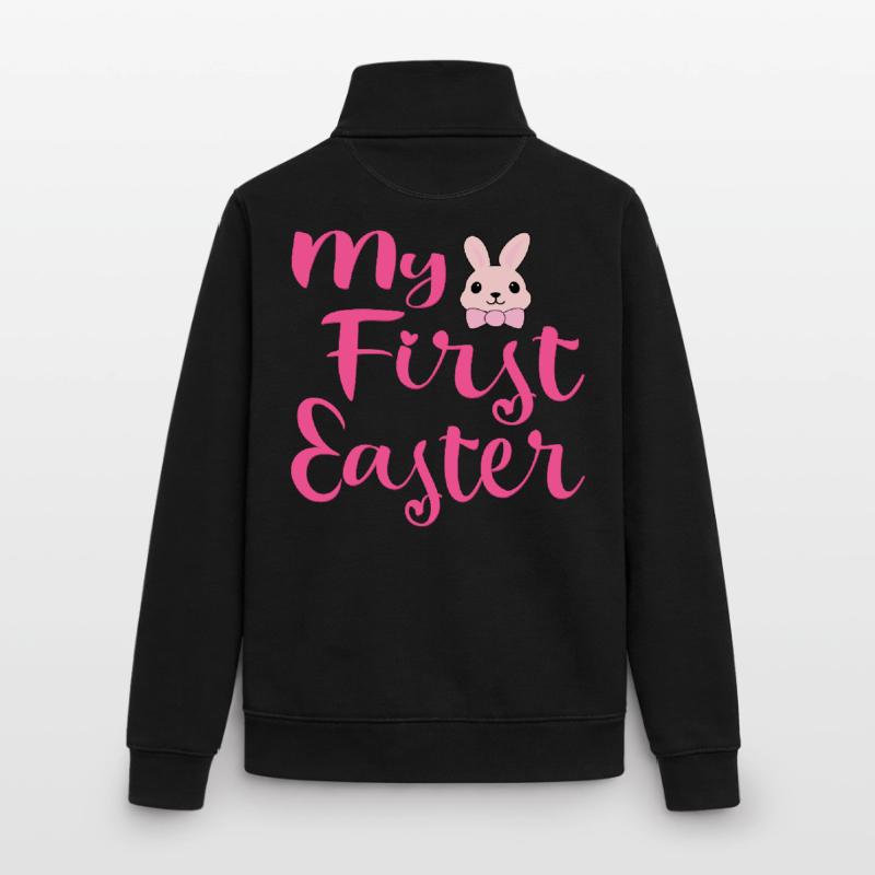 My First Easter Rabbit Unisex Organic Zip Sweatshirt by Stanley/Stella