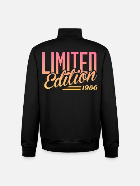 1986 Limited Edition - Unisex Organic Zip Sweatshirt by Stanley/Stella - black