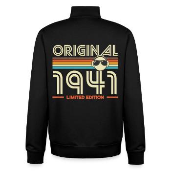 Originale limitierte Ausgabe von 1941 - Unisex Organic Zip Sweatshirt von Stanley/Stella - Schwarz - Hinten - AI Model Male 185 light (185cm)