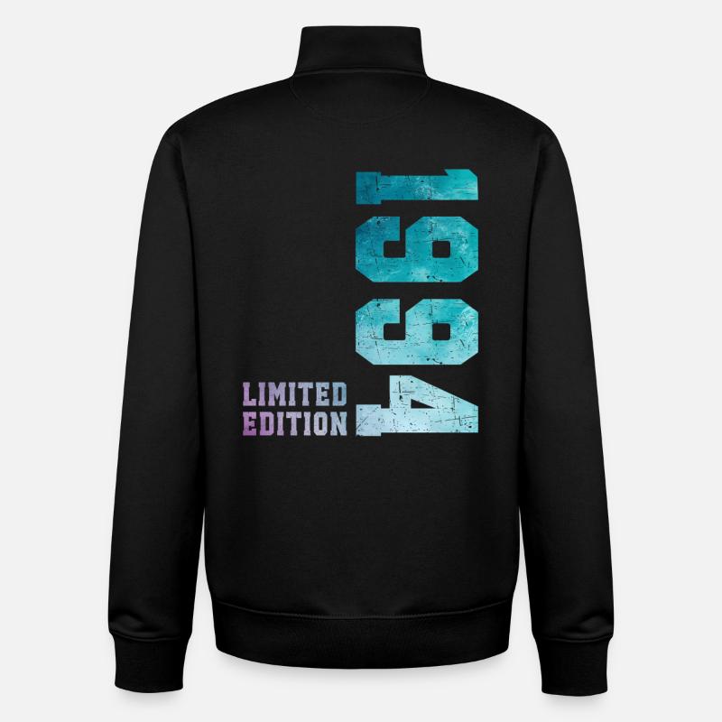 1994 Édition Limitée 32 ans anniversaire - Sweat zippé unisexe en coton bio Stanley/Stella - noir