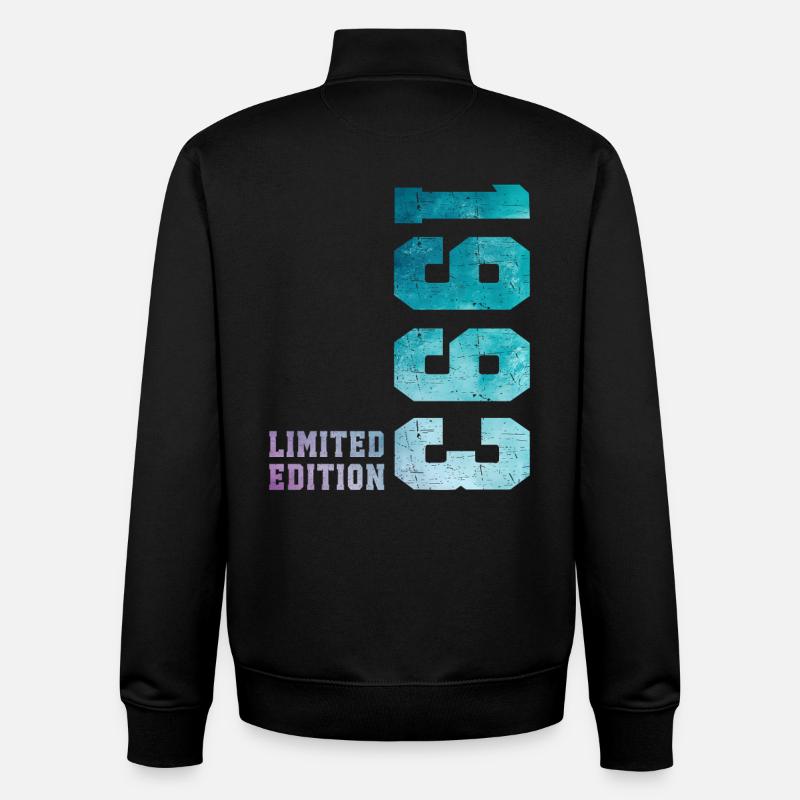 1993 Édition Limitée 33 ans anniversaire - Sweat zippé unisexe en coton bio Stanley/Stella - noir