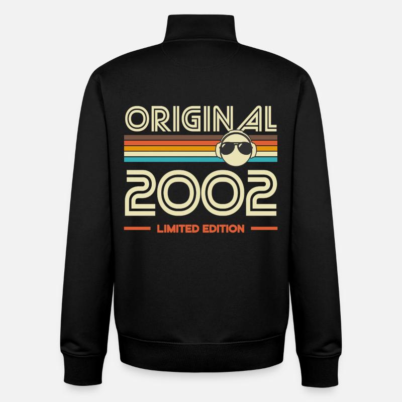 Original 2002 Limited Edition - Unisex Organic Zip Sweatshirt by Stanley/Stella - black
