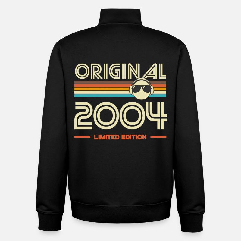 Original 2004 Edition Limitée - Sweat zippé unisexe en coton bio Stanley/Stella - noir
