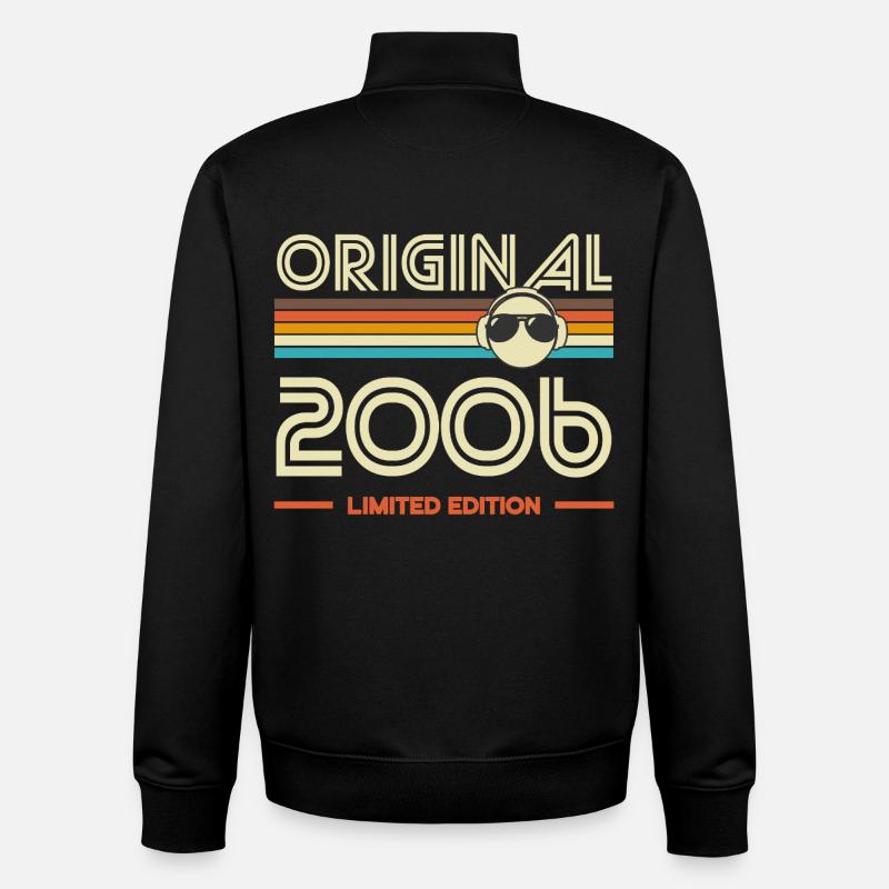 Original 2006 Édition Limitée - Sweat zippé unisexe en coton bio Stanley/Stella - noir