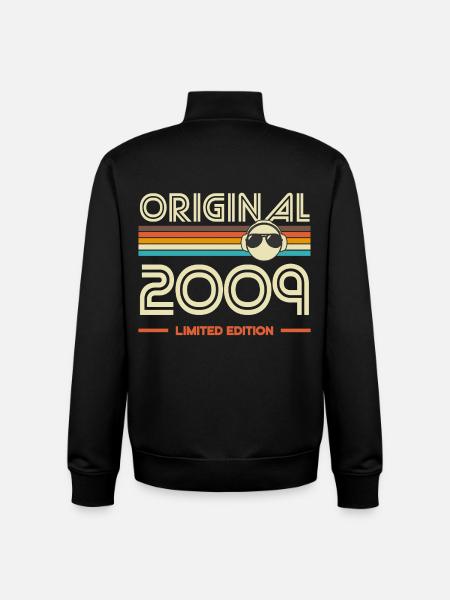 Original 2009 Limited Edition - Unisex Organic Zip Sweatshirt by Stanley/Stella - black