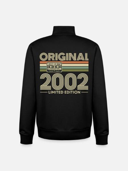 Original 2002 Limited Edition - Unisex Organic Zip Sweatshirt by Stanley/Stella - black