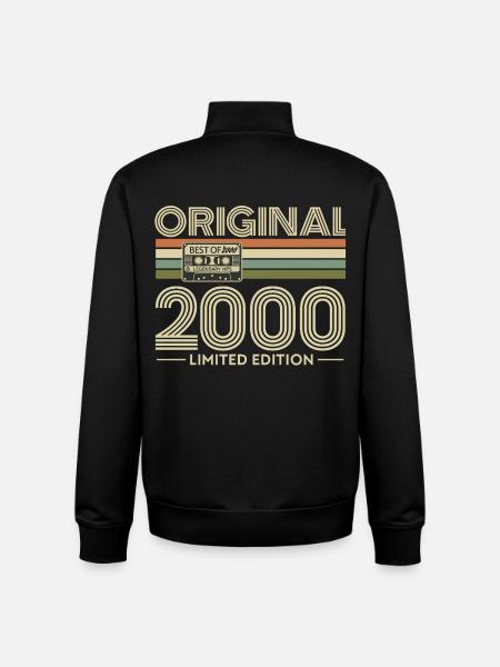 Original 2000 Limited Edition - Unisex Organic Zip Sweatshirt by Stanley/Stella - black