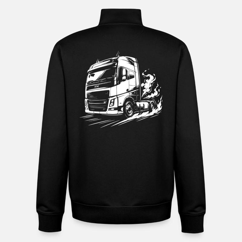 Road King Power - Unisex Organic Zip Sweatshirt by Stanley/Stella - black