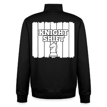 Schach Knight shift - Unisex Organic Zip Sweatshirt von Stanley/Stella - Schwarz - Hinten - AI Model Male 185 light (185cm)