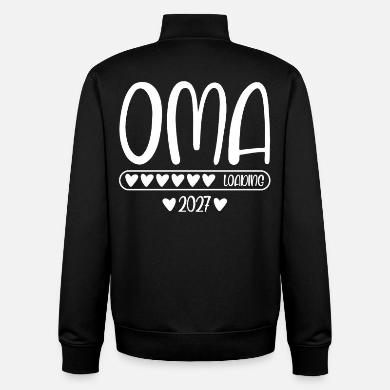 Chargement de grand-mère 2027 - Sweat zippé unisexe en coton bio Stanley/Stella - noir