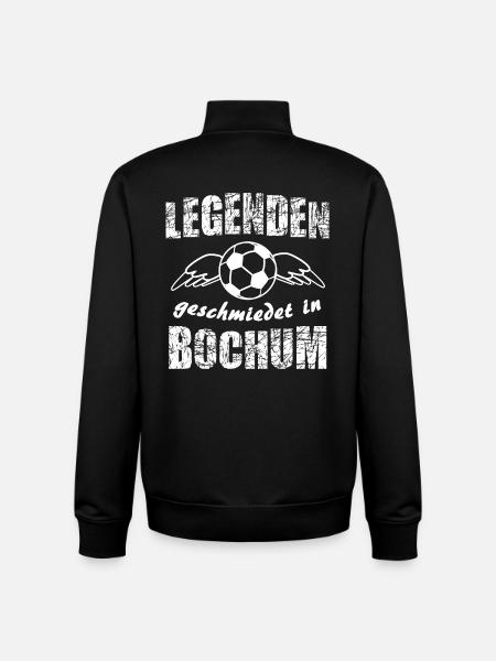 Legends forged in Bochum - Unisex Organic Zip Sweatshirt by Stanley/Stella - black