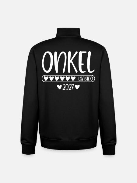 Uncle 2027 loading - Unisex Organic Zip Sweatshirt by Stanley/Stella - black