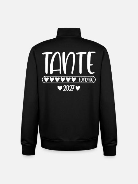 Aunt 2027 loading - Unisex Organic Zip Sweatshirt by Stanley/Stella - black
