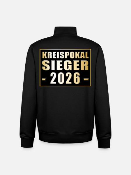 District Cup Winner 2026 - Unisex Organic Zip Sweatshirt by Stanley/Stella - black
