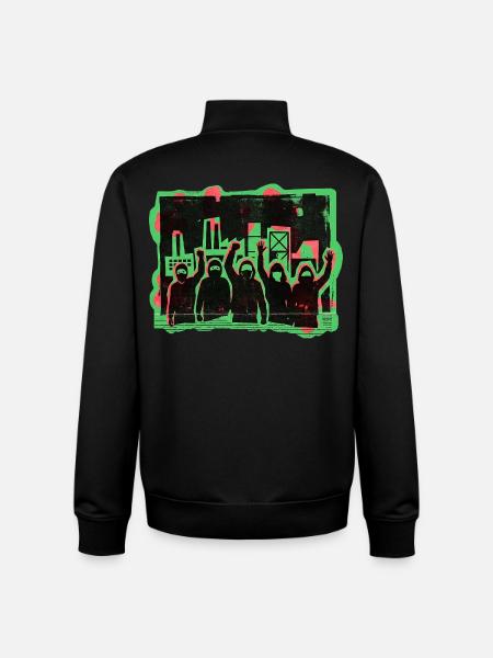 Demo Equality Tolerance - Unisex Organic Zip Sweatshirt by Stanley/Stella - black
