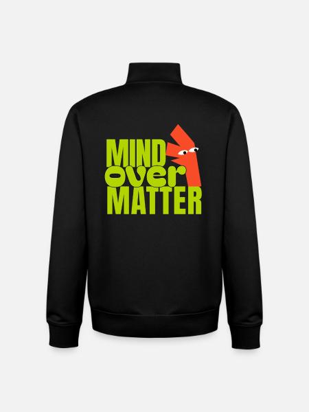 Mind Over Matter - Sweat zippé unisexe en coton bio Stanley/Stella - noir