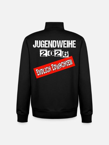 Jugendweihe - Jugendweihe 2026 - Unisex Organic Zip Sweatshirt von Stanley/Stella - Schwarz