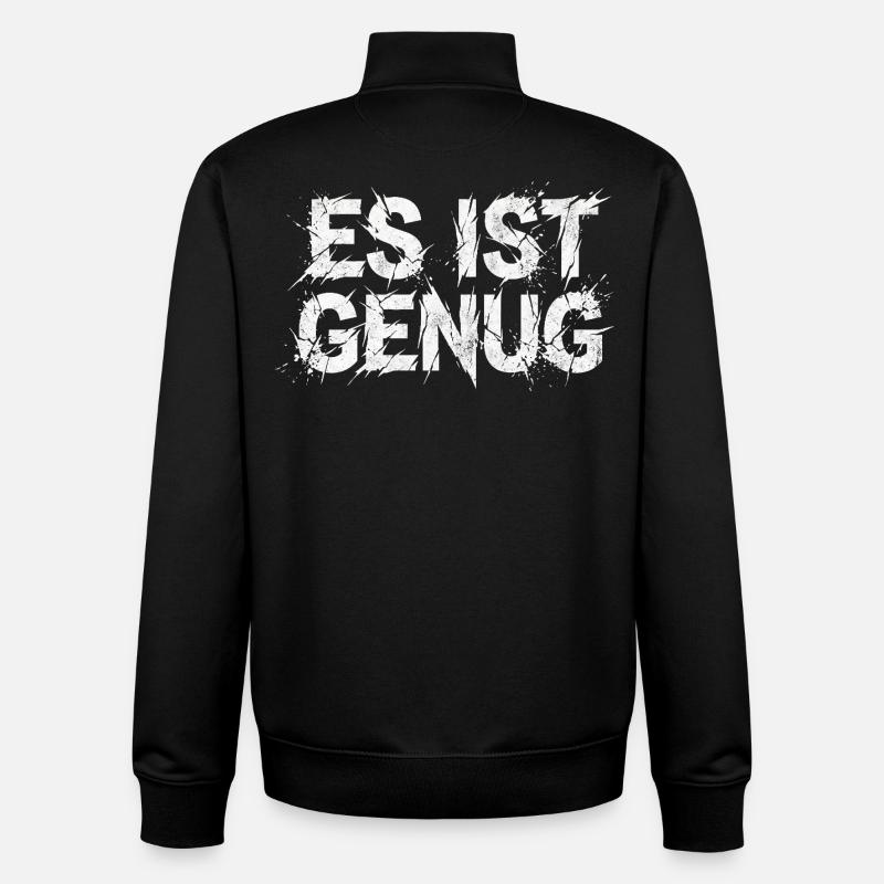 Ça suffit avec le sarcasme - Sweat zippé unisexe en coton bio Stanley/Stella - noir