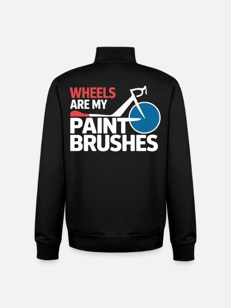 Professional Bicycle Acrobatics Performance Art  - Unisex Organic Zip Sweatshirt by Stanley/Stella - black