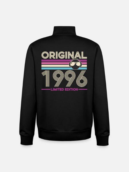 Original 1996 Édition Limitée - Sweat zippé unisexe en coton bio Stanley/Stella - noir