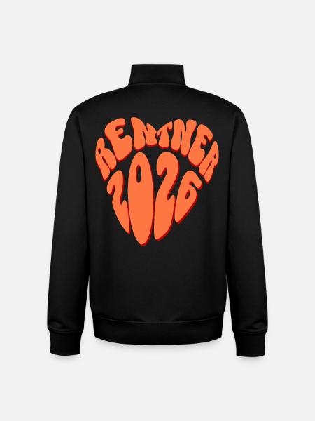 Retraités 2026 - Sweat zippé unisexe en coton bio Stanley/Stella - noir