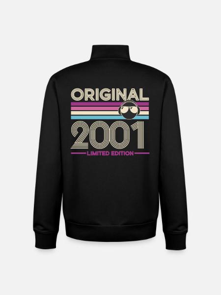 Original 2001 Édition Limitée - Sweat zippé unisexe en coton bio Stanley/Stella - noir