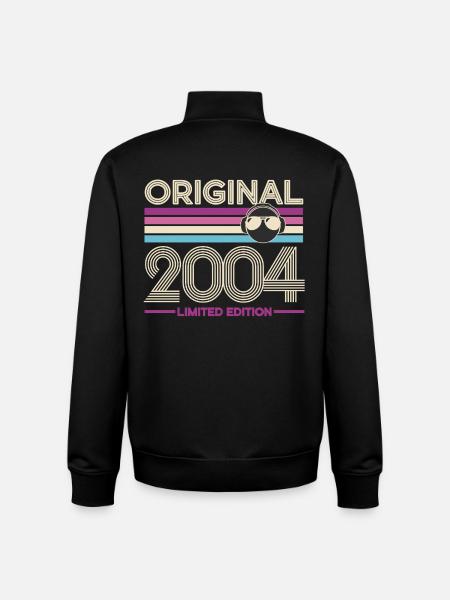 Original 2004 Limited Edition Retro - Unisex Organic Zip Sweatshirt by Stanley/Stella - black