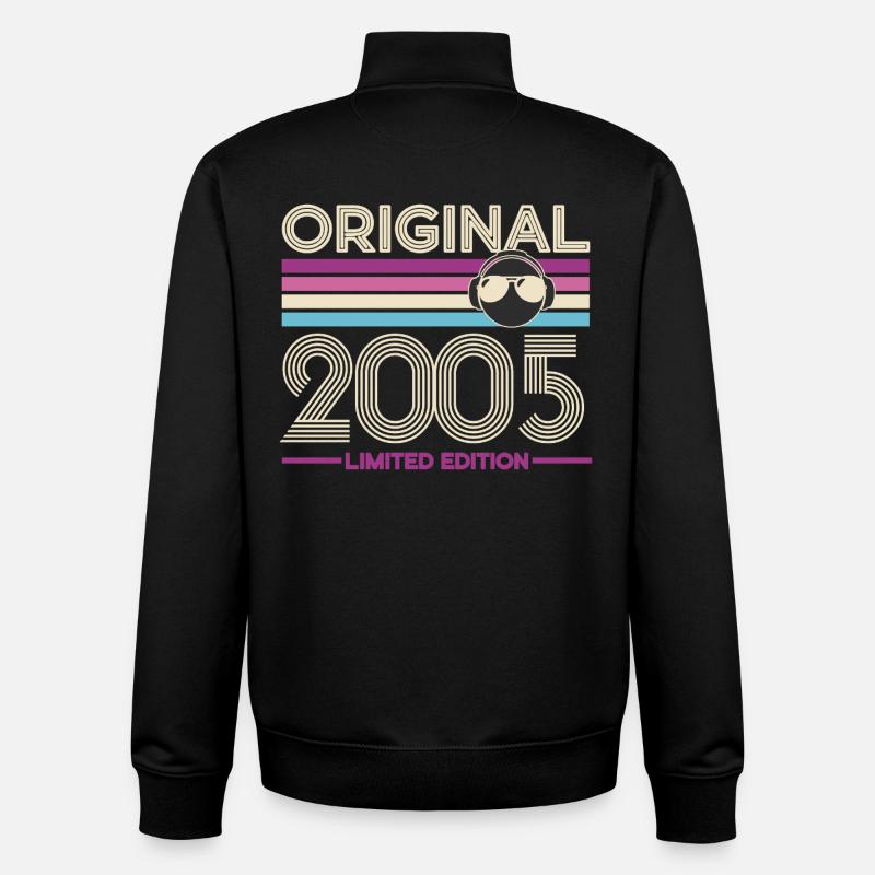 Original 2005 Limited Edition - Unisex Organic Zip Sweatshirt by Stanley/Stella - black