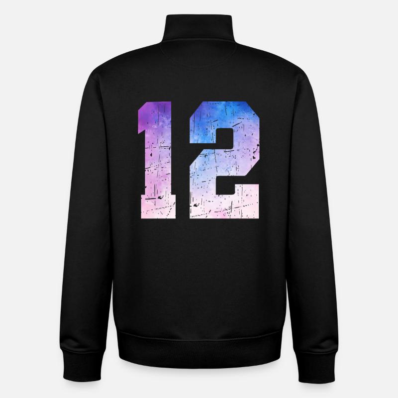 Issue 12 – 12th Anniversary Gift - Unisex Organic Zip Sweatshirt by Stanley/Stella - black
