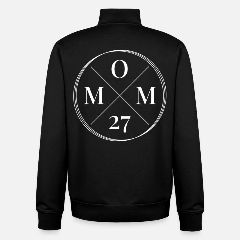 Maman 2027 - Sweat zippé unisexe en coton bio Stanley/Stella - noir