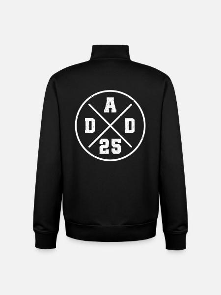 Dad 2025 Dad Gift Dad 2025 - Unisex Organic Zip Sweatshirt by Stanley/Stella - black