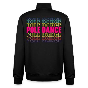 Pole Dance Danse Fitness - Sweat zippé unisexe en coton bio Stanley/Stella - noir - Dos - AI Model Male 185 light (185cm)