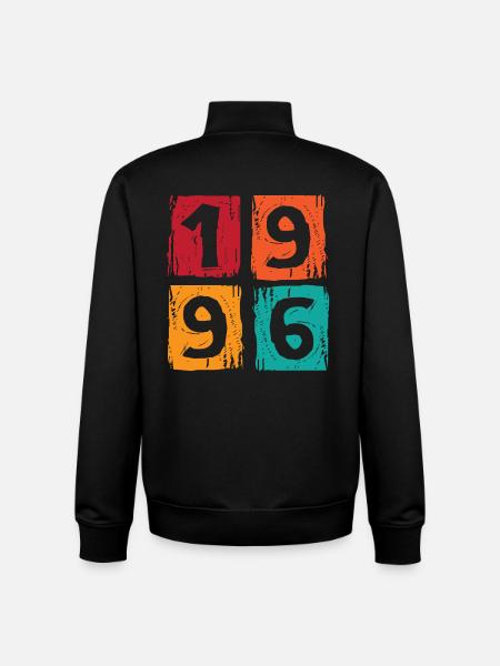 30e anniversaire 1996 - Sweat zippé unisexe en coton bio Stanley/Stella - noir