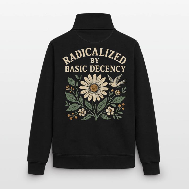 Déclaration de décence de base pour les bienfaiteurs Sweat zippé unisexe en coton bio Stanley/Stella
