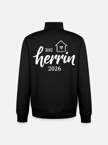 Builder 2026 House Construction - Unisex Organic Zip Sweatshirt by Stanley/Stella - black