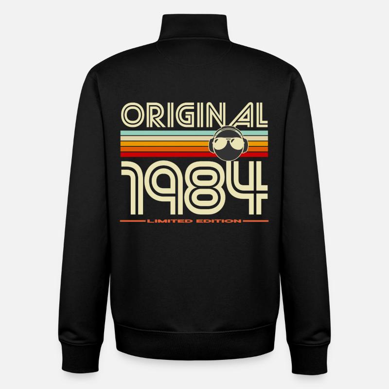 Originale limitierte Ausgabe von 1984 - Unisex Organic Zip Sweatshirt von Stanley/Stella - Schwarz