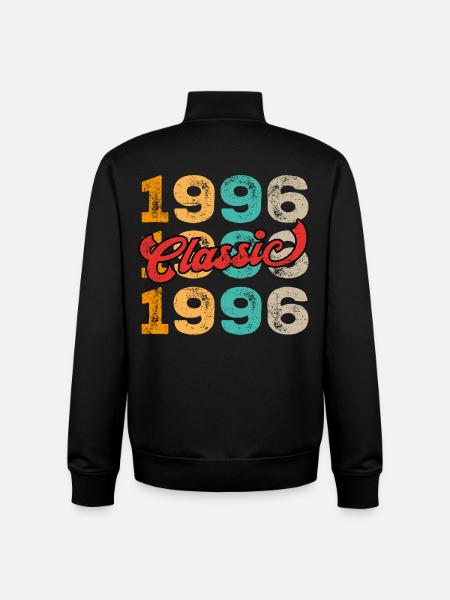 Classique 1996 - Sweat zippé unisexe en coton bio Stanley/Stella - noir