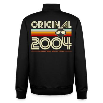 Originale limitierte Ausgabe 2004 - Unisex Organic Zip Sweatshirt von Stanley/Stella - Schwarz - Hinten - AI Model Male 185 light (185cm)