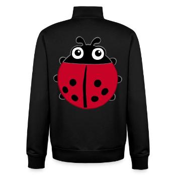 Ladybug Manga - Unisex Organic Zip Sweatshirt von Stanley/Stella - Schwarz - Hinten - AI Model Male 185 light (185cm)