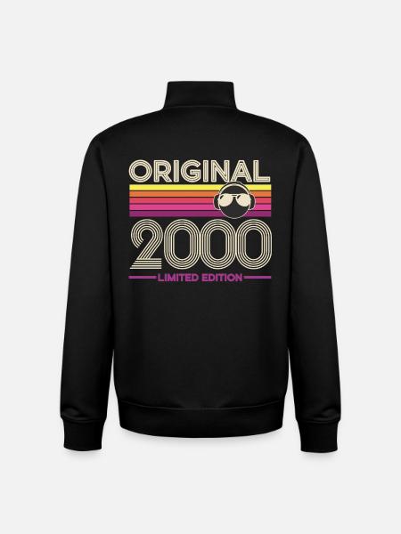 Original 2000 Édition Limitée - Sweat zippé unisexe en coton bio Stanley/Stella - noir