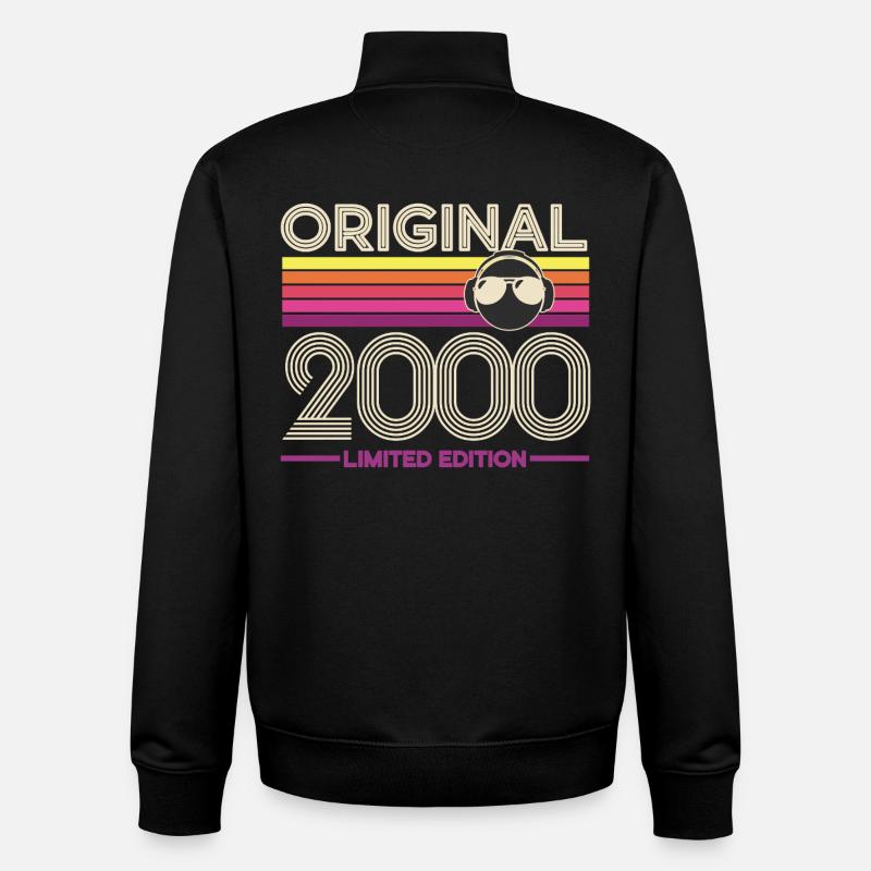 Original 2000 Limited Edition - Unisex Organic Zip Sweatshirt by Stanley/Stella - black