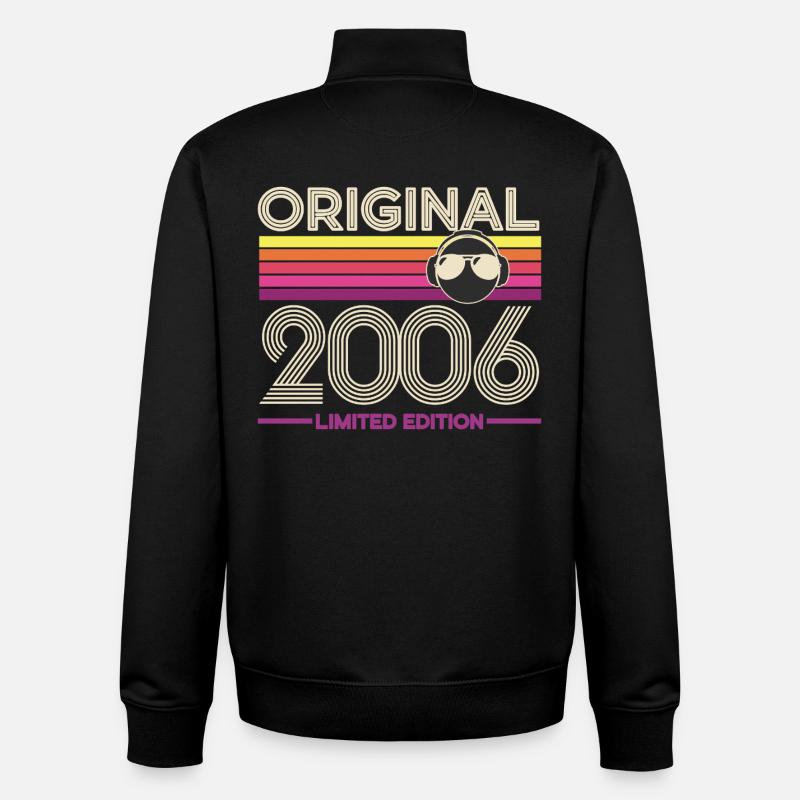 Original 2006 Édition Limitée - Sweat zippé unisexe en coton bio Stanley/Stella - noir