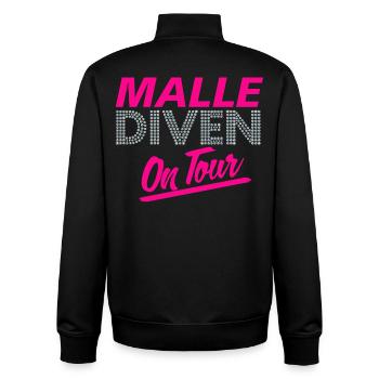 Mallorca, Party, Mädels  - Unisex Organic Zip Sweatshirt von Stanley/Stella - Schwarz - Hinten - AI Model Male 185 light (185cm)