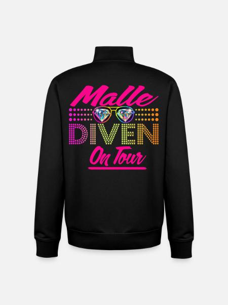 Mallorca, Tour, Mädels - Unisex Organic Zip Sweatshirt von Stanley/Stella - Schwarz