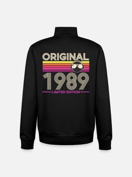 Original 1989 Limited Edition - Unisex Organic Zip Sweatshirt by Stanley/Stella - black