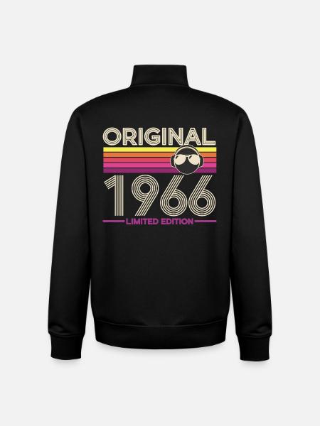 Original 1966 Limited Edition Retro - Unisex Organic Zip Sweatshirt by Stanley/Stella - black