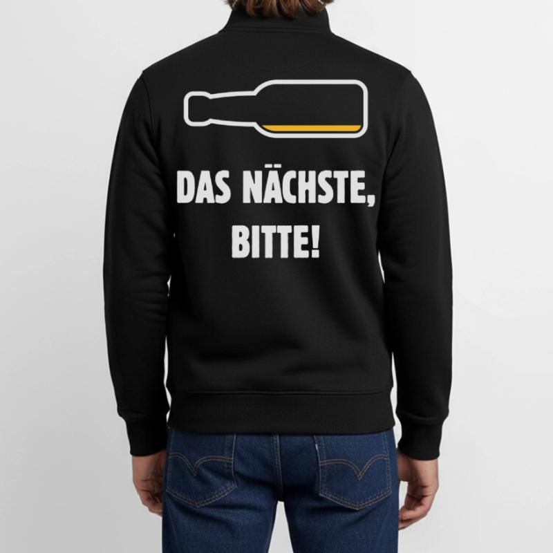 Das Nächste, Bitte! (Bier / Bierchen / NEG 2C) Unisex Organic Zip Sweatshirt von Stanley/Stella