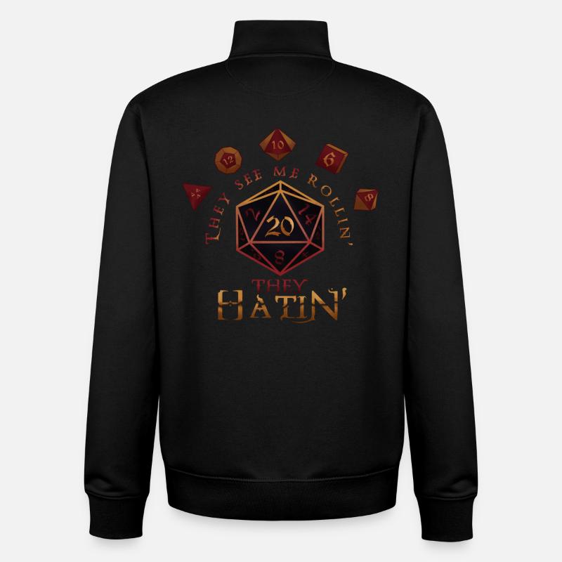 See me Rollin' and Hatin' ! - Sweat zippé unisexe en coton bio Stanley/Stella - noir