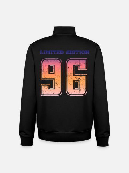 Millésime 1996 - Sweat zippé unisexe en coton bio Stanley/Stella - noir